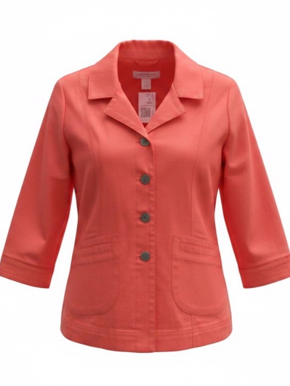 Women’s Coral Tailored Button-Front Blazer